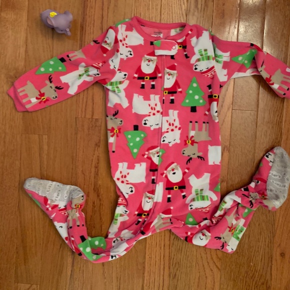 Christmas sleeper pajamas footed! Carter’s - Picture 1 of 2